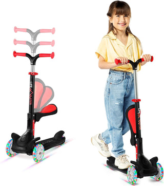 Foldable Kids Scooter with LED Wheels