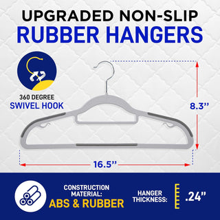 LifeMaster 80-Pack Non-Slip Clothes Hangers