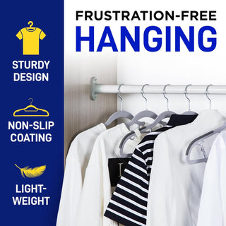 LifeMaster 80-Pack Non-Slip Clothes Hangers