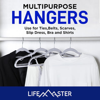 LifeMaster 80-Pack Non-Slip Clothes Hangers