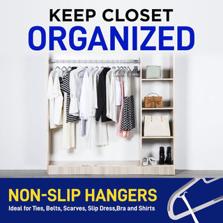 LifeMaster 80-Pack Non-Slip Clothes Hangers