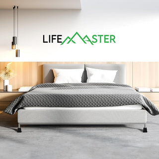 Lifemaster Furniture Riser Set - Non-Slip Design Furniture Leg Riser fits with Bed, Chair, Table, Sofa, Desk, and Couches - Black