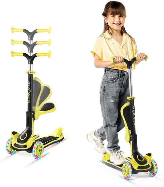 Kids Scooter Ð Foldable Seat Ð LED Wheel